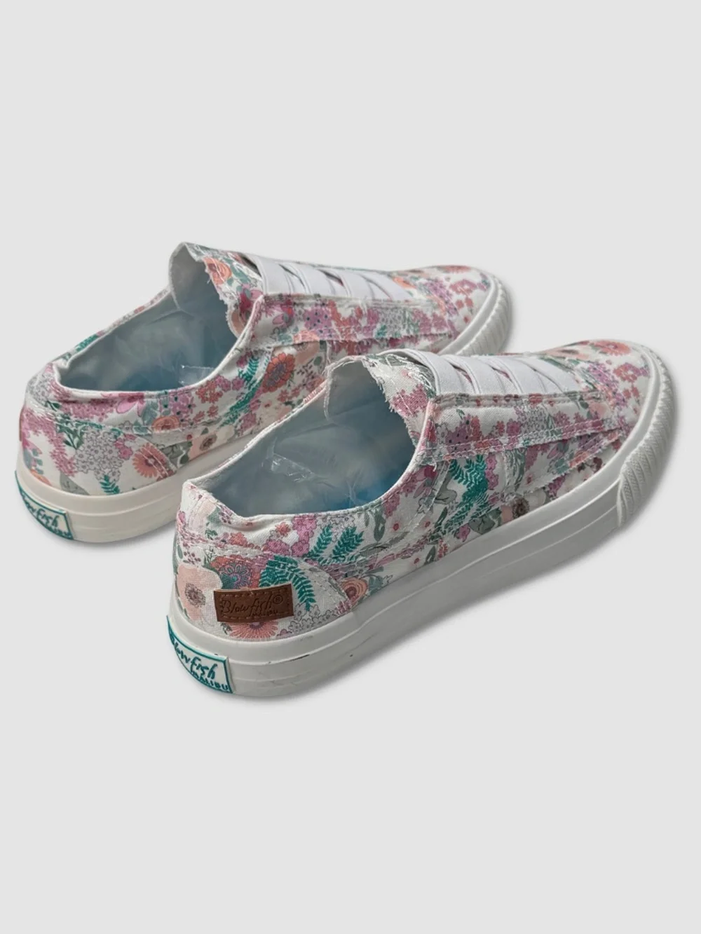 Blowfish Malibu‎ Floral Canvas Slip-On Sneakers - NEW - Womens 7.5 - #49106-H5